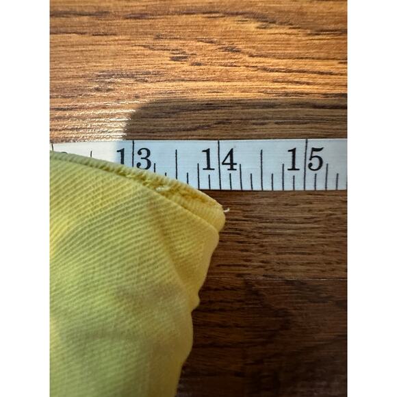 Derek Lam 10 Crosby Women’s Alene Tie Front Yellow Jumpsuit Sz 8 Designer Style - Picture 10 of 11